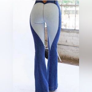 Revice Heart Butt Flare Jeans